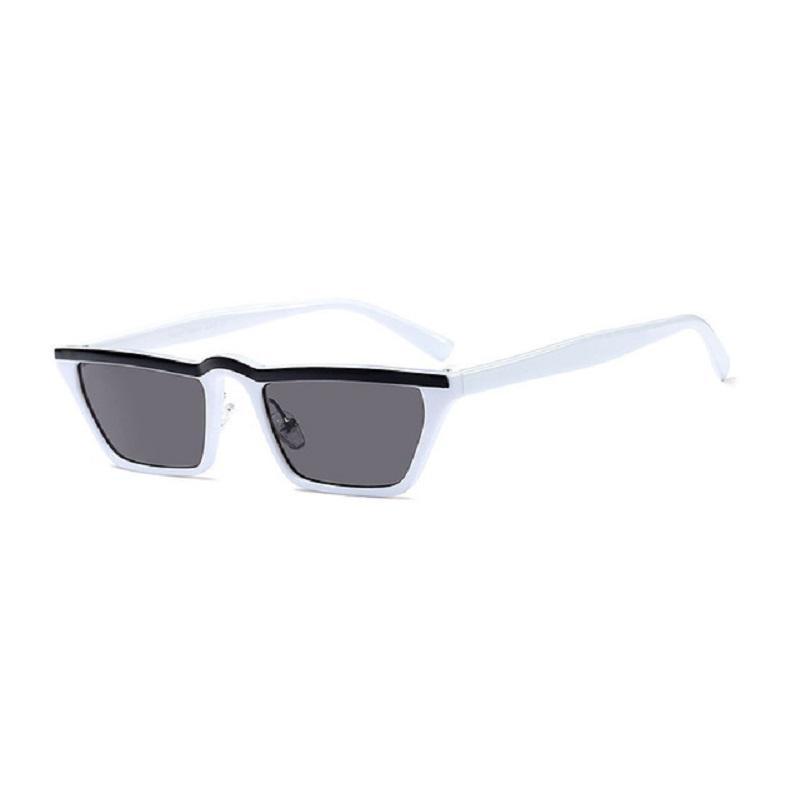 loomrack 80s Punk Vintage Sunglasses Sunglasses White Gray