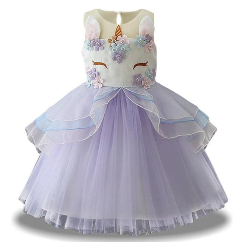 purple unicorn dress