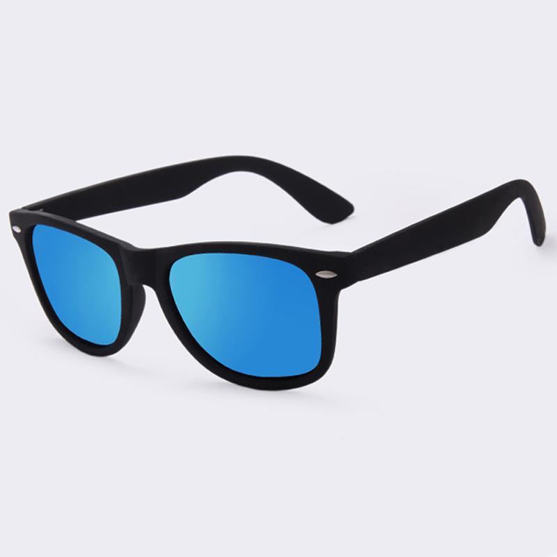 Men's Polarized Mirror Driving Sunglasses Sunglasses Loom Rack Blue Mirror 