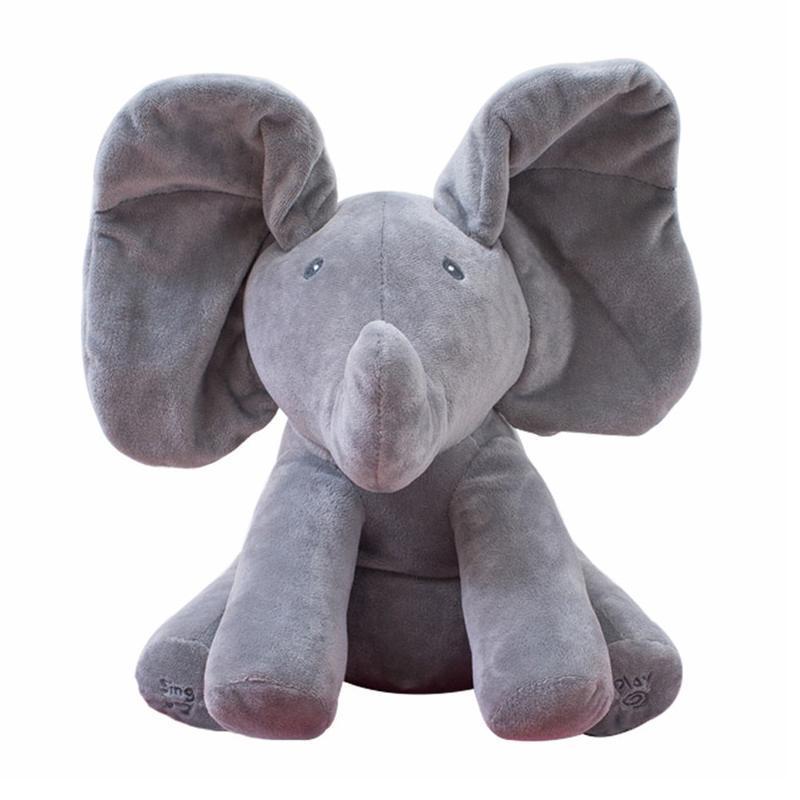 peek a boo elephant doll