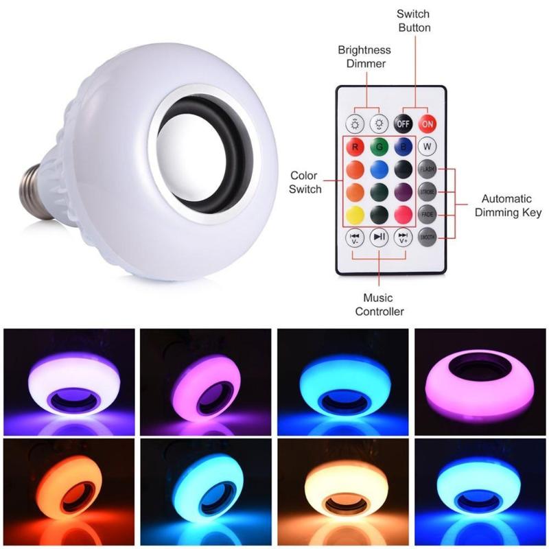 bluetooth led lamp speaker