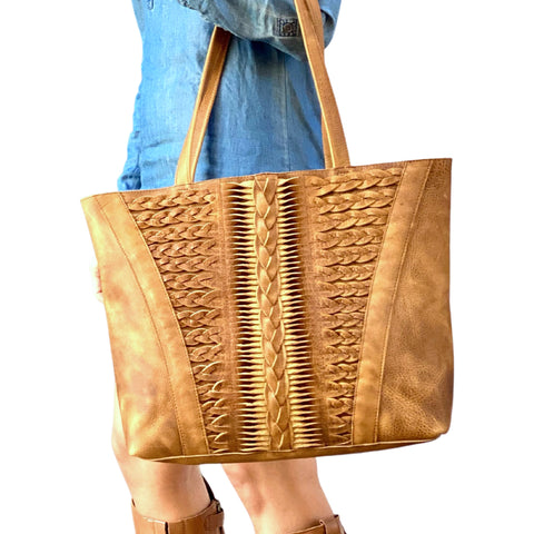 Leather Tote Bag For Women - Large – harmonyhandcraftedco