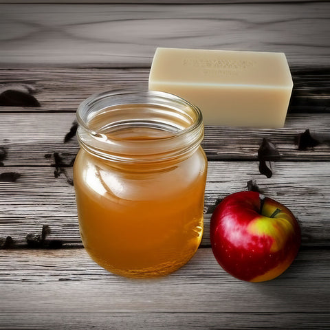 apple cider apple and homemade soap
