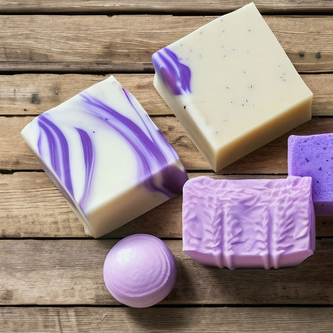 lavender handcrafted scented summer soaps