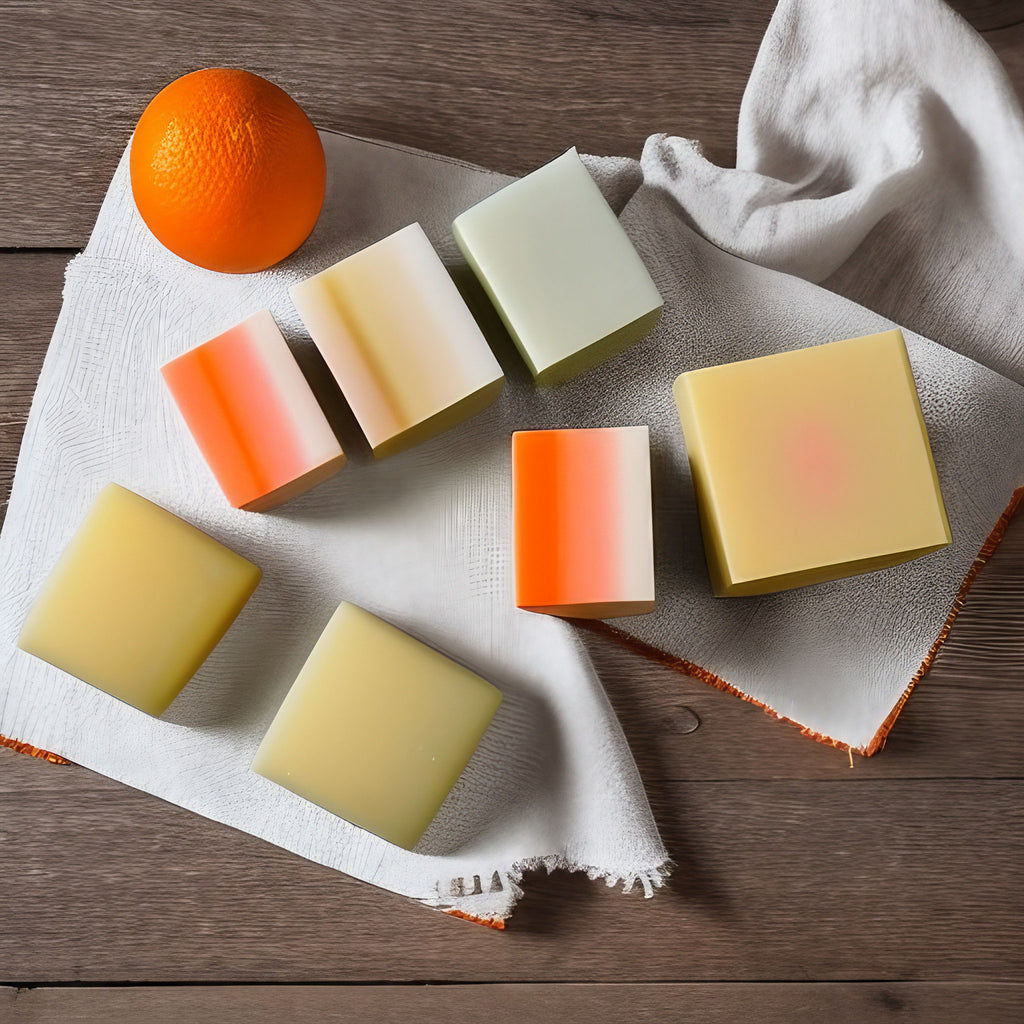orange citrus scented summer soap