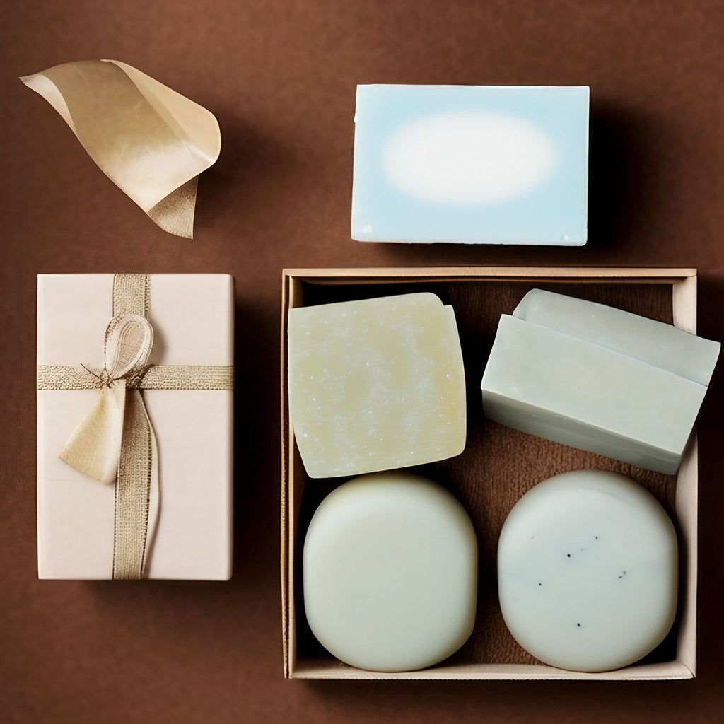 soap bars in gift box