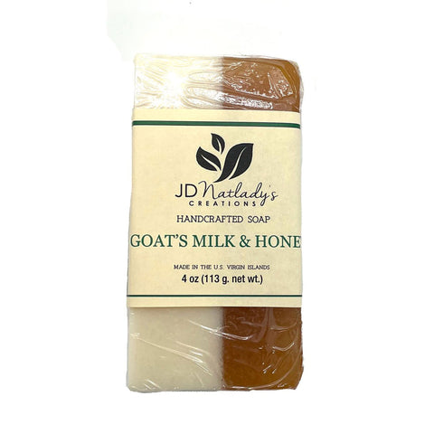 Goat's Milk & Honey Glycerin Soap by JDNatlady's Creations