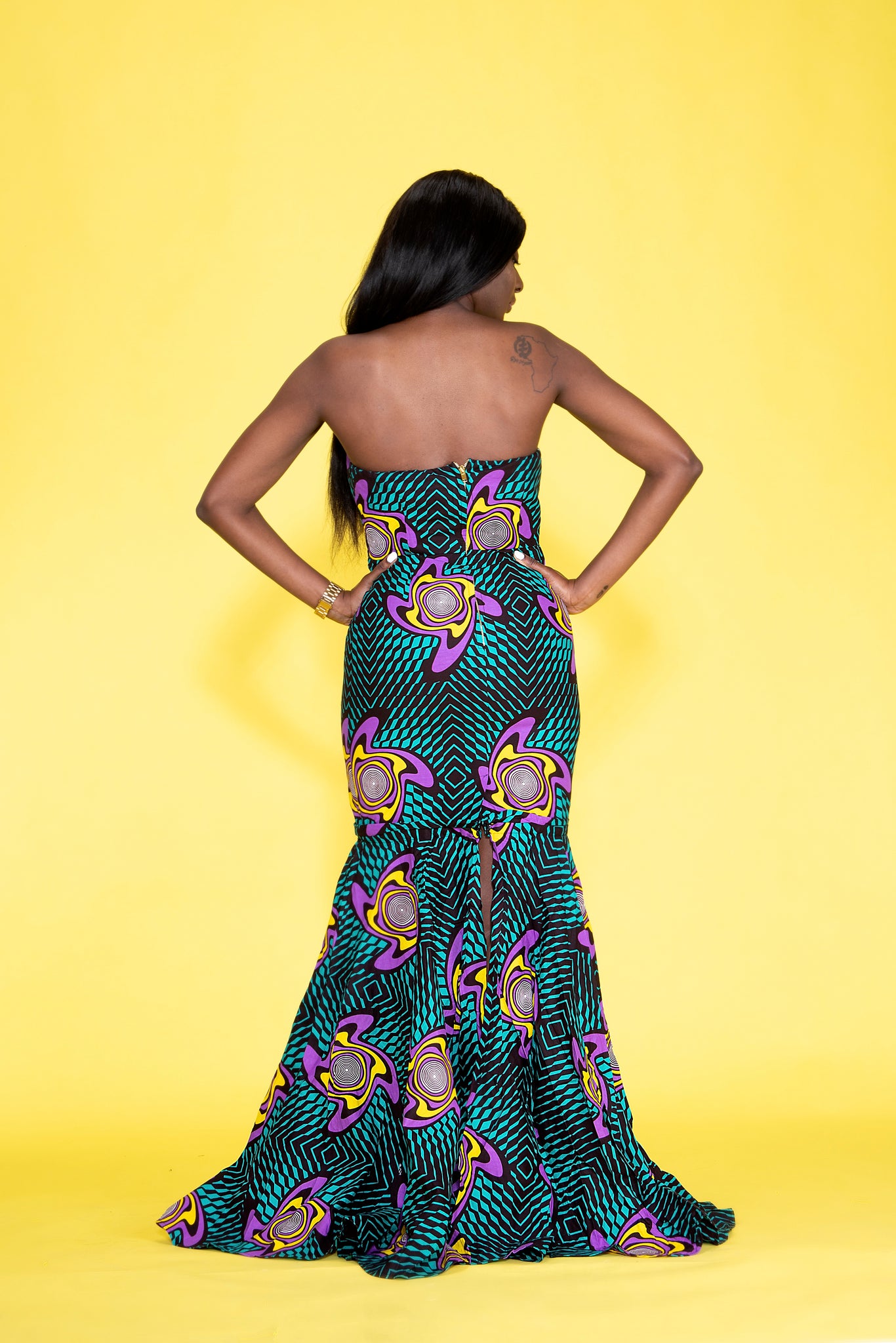 african fishtail dresses