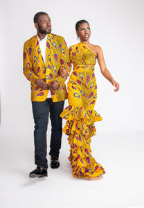Sinachi Couples Matching African Outfits