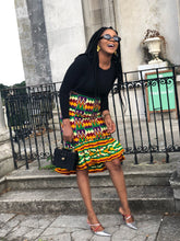 Laden Sie das Bild in den Galerie-Viewer, Rona African Kente skirt - Afrothrone
