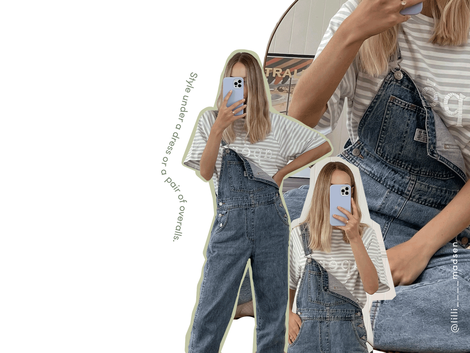 Layer overalls over the top