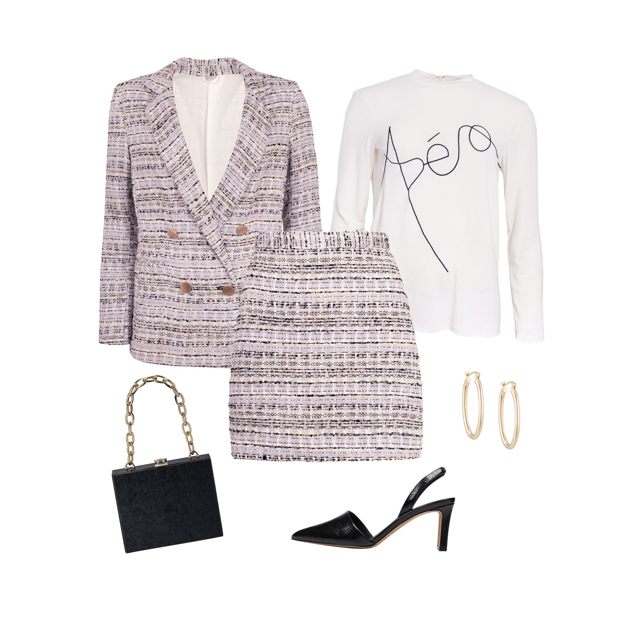 Chelsea Jacquard Blazer styling