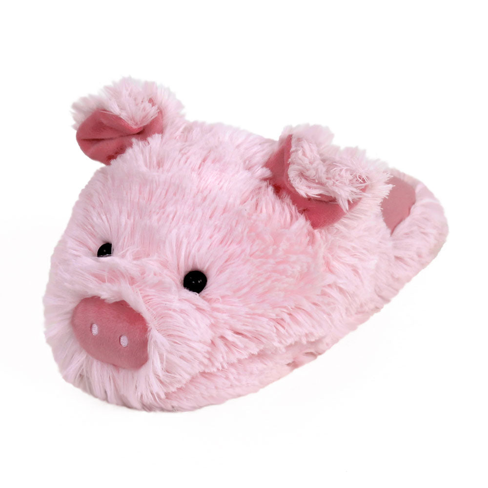 Fuzzy Pig Slippers – NoveltySlippers.com