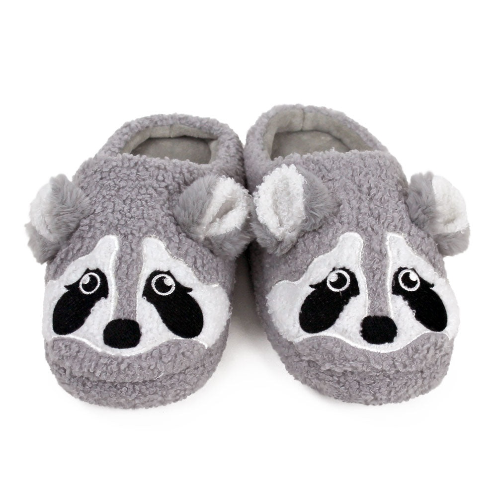 Raccoon Slippers – NoveltySlippers.com