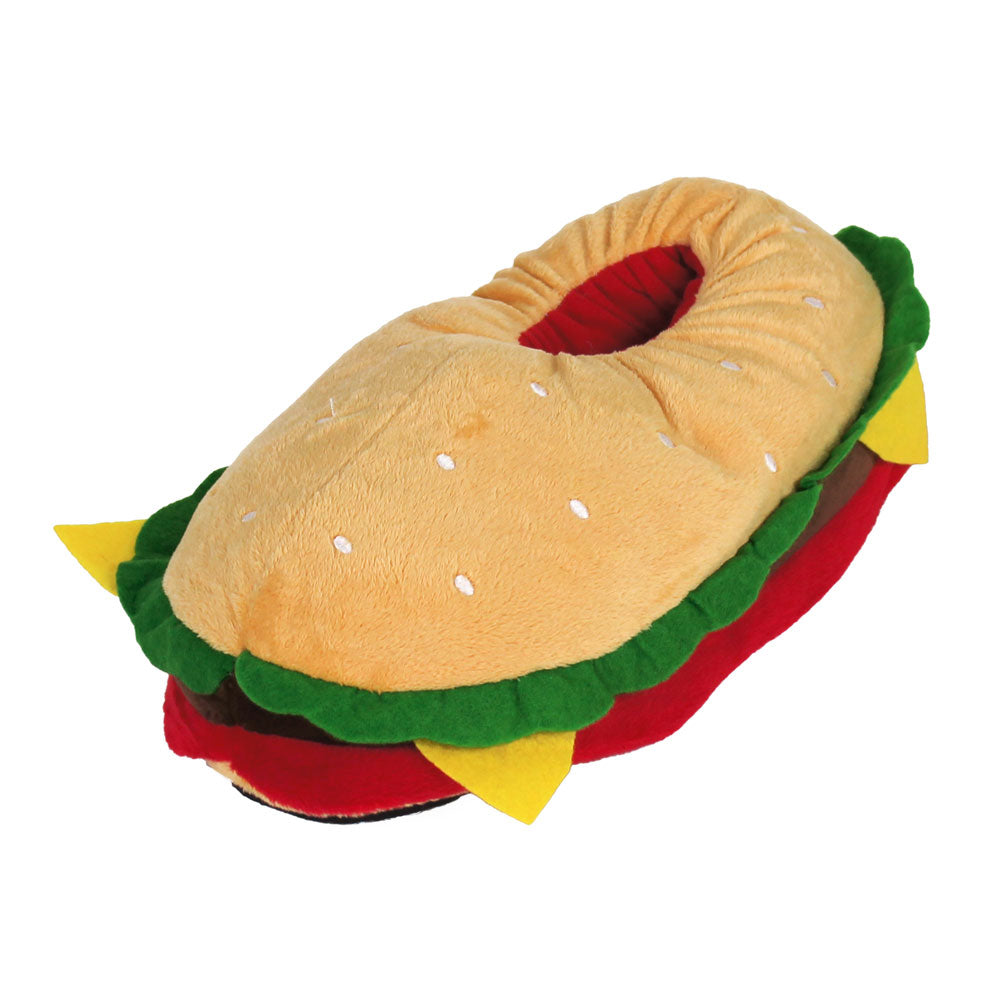Hamburger Slippers – NoveltySlippers.com