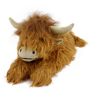 highland cow slippers