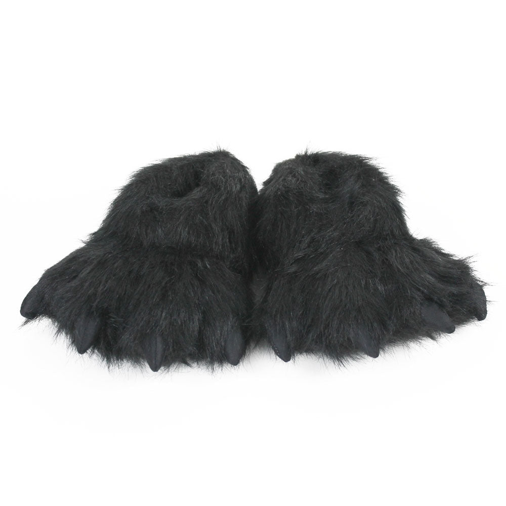 black paw slippers