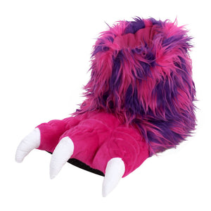pink monster slippers