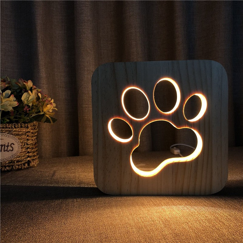 3d wooden lamp