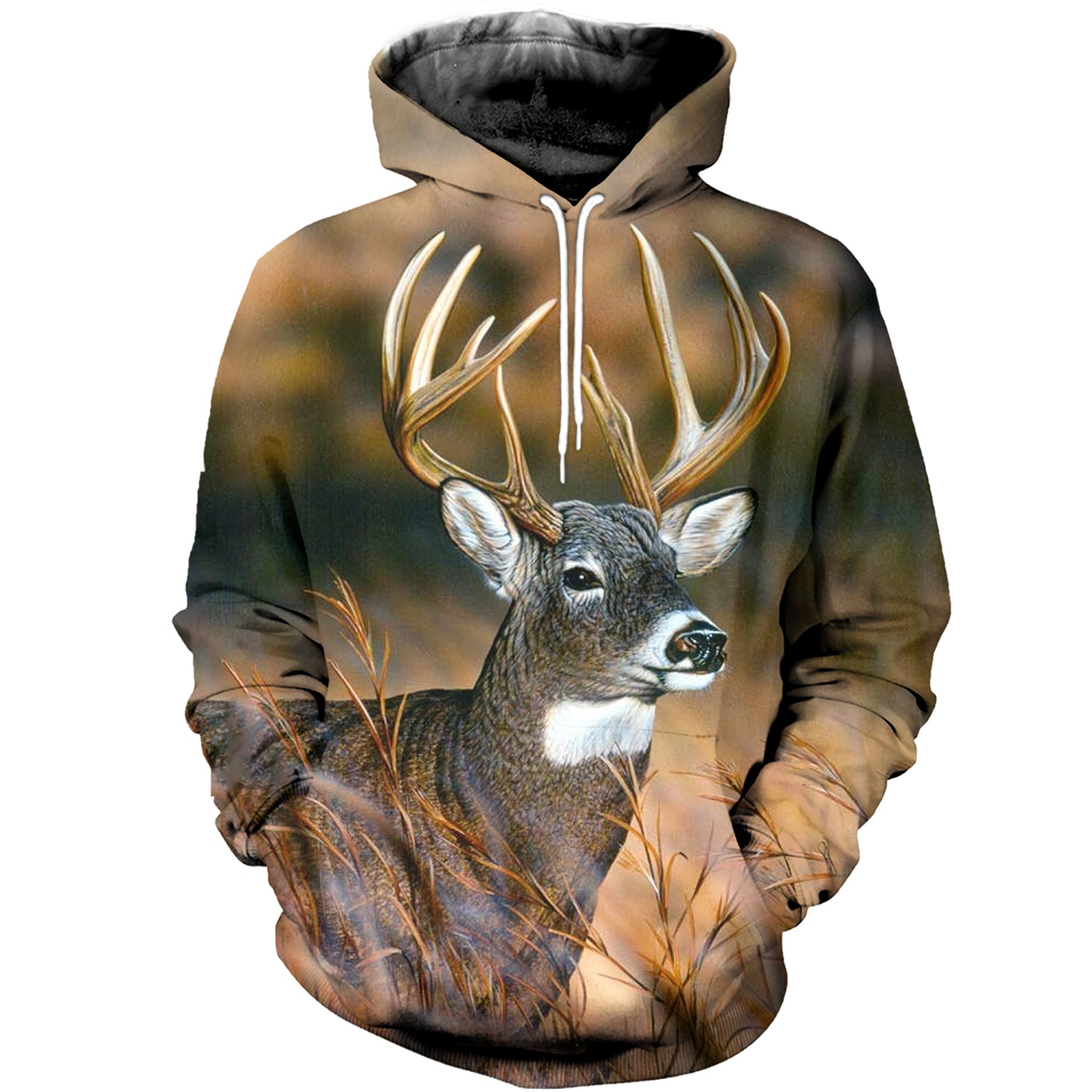 3d deer hoodies