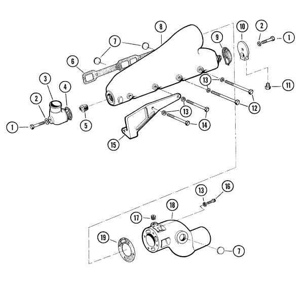 Model 270 - 350 C.I.D. - 5.7 Exhaust Manifold Early Style