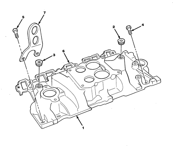 Model 350XLI - 350 C.I.D. - 5.7L Intake Manifold Assembly