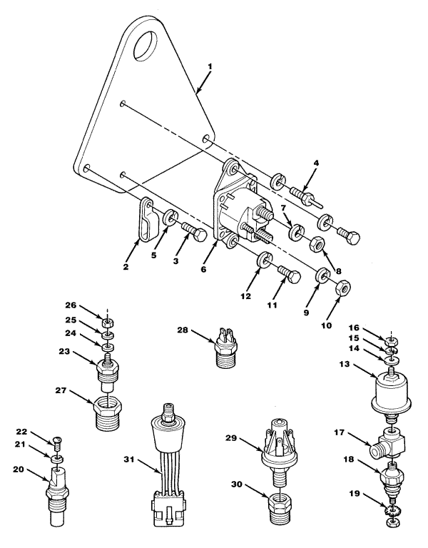 Model 454 XL Electrical Components