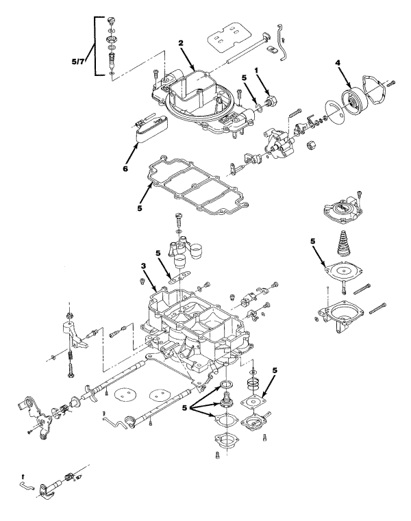 Model CM 454 HO Carburetor Assembly(Holley)