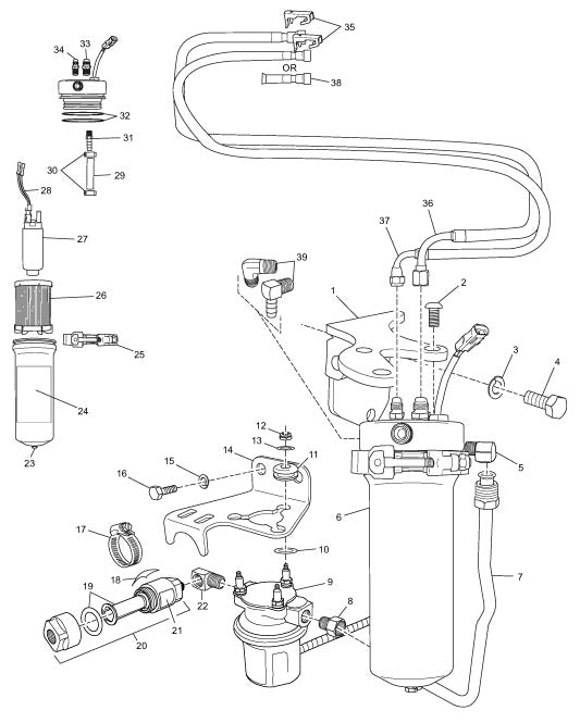 Captains Choice 350 C.I.D/5.7L 2002-2005 - Fuel Control Cell (FCC) Components ('05)