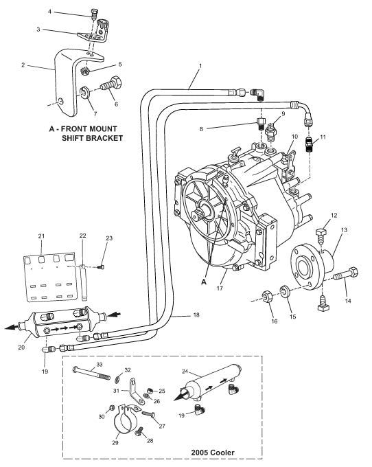 Choice 350 C.I.D/5.7L 2002-2005 - Transmission and Related Components (Velvet Drive 5000)