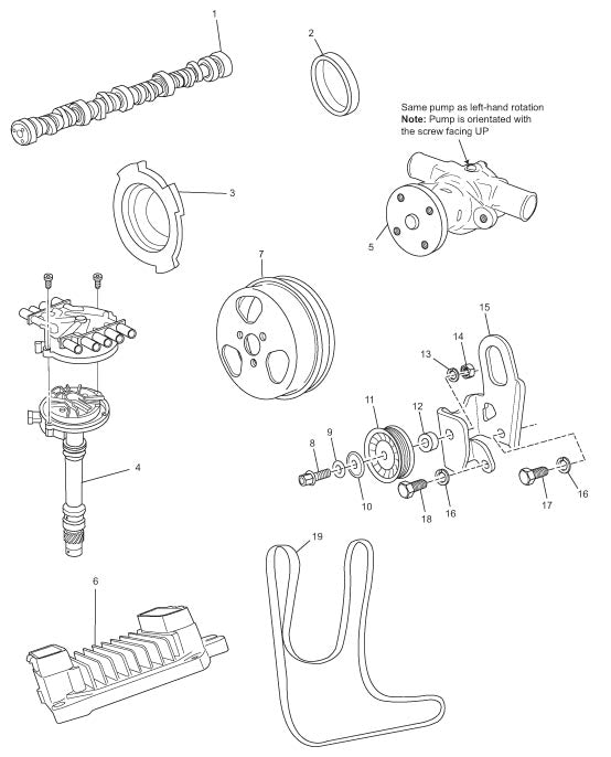 Choice 350 C.I.D/5.7L 2002-2005 - Right Hand Rotation Engine Components