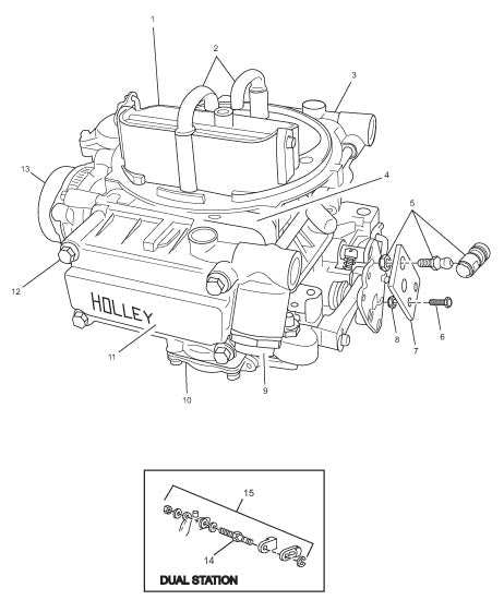 Crusader Classsic Series 350 C.I.D. - 5.7L Carbureted Carburetor Assembly