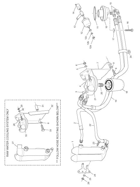 Crusader Classsic Series 350 C.I.D. - 5.7L Carbureted Remote Oil Filter Components (Thru '03)