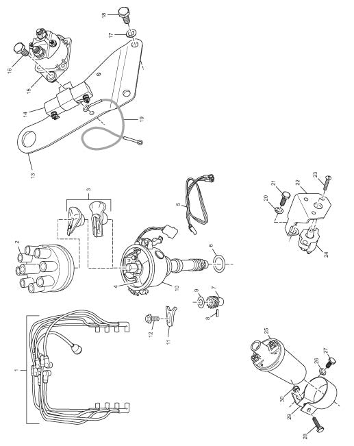 Crusader Classsic Series 350 C.I.D. - 5.7L Carbureted Ignition Components (Thru '03)