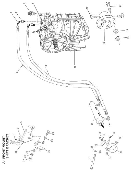 Crusader Classsic Series 350 C.I.D. - 5.7L Carbureted Transmission and Related Components ('04) (Hurth Gear)