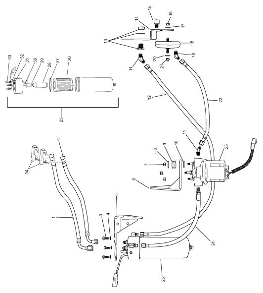 Model MP8.1L- 496 C.I.D/8.1L - Fuel Control Cell (FCC) Components