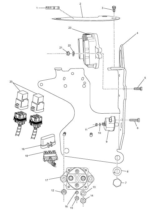 Model MP8.1L ECM and Relays (Thru SN 630936)