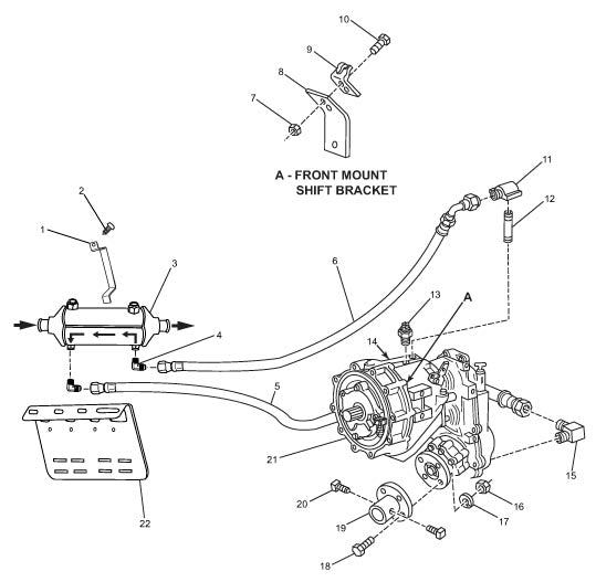 Model MP8.1L Transmission and Related Components (Velvet Drive "V"-Drive)
