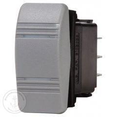 Blue Sea On-Off-On Grey Contura Switch 8232 - MacombMarineParts.com