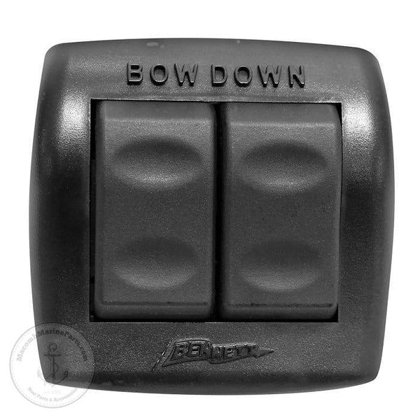 Euro Style Hydraulic Trim Tab Rocker Switch | Bennett ES2000 - MacombMarineParts.com