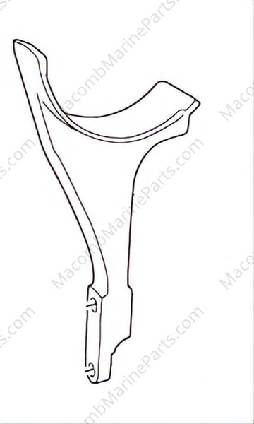 Crusader Bracket H/Exch Mtg (Lh) R090254 - MacombMarineParts.com