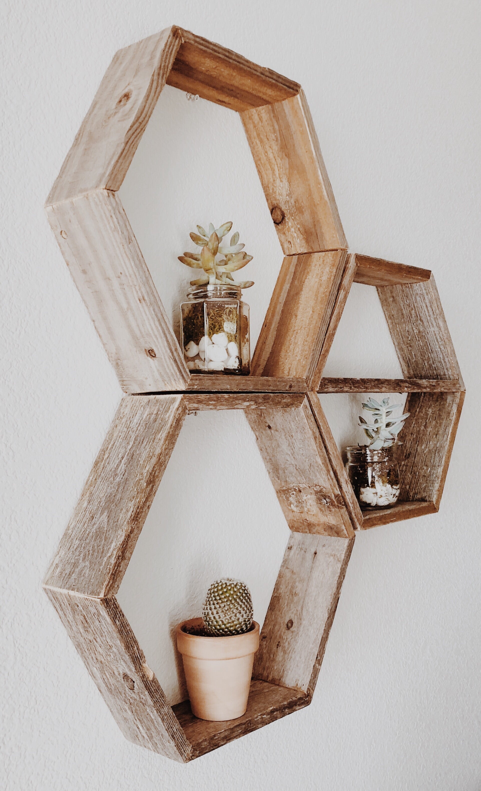 wood floating shelves bathroom