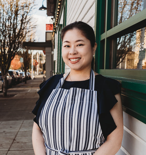 Headshot of Kat Lieu, the founder of the Subtle Asian Baking community and cookbook author of Modern Asian Baking At Home