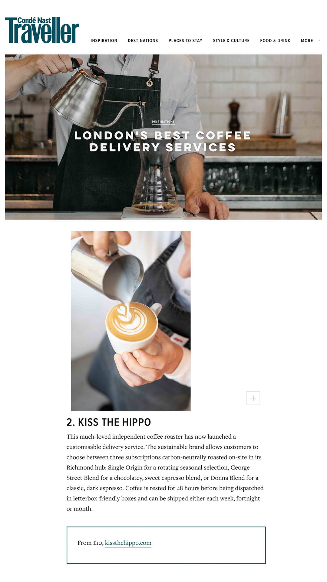 kiss the hippo - coffee - press images