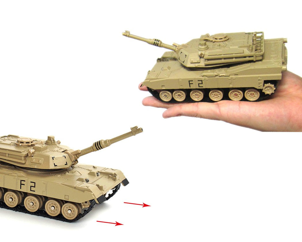 Military Building Block Toy 1:28 M1A2 ABRAMS Tank and 1:18