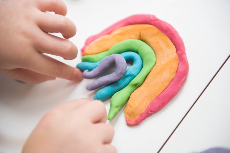 Unicorn Playdough 