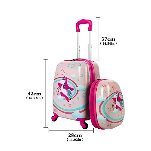 unicorn kids luggage