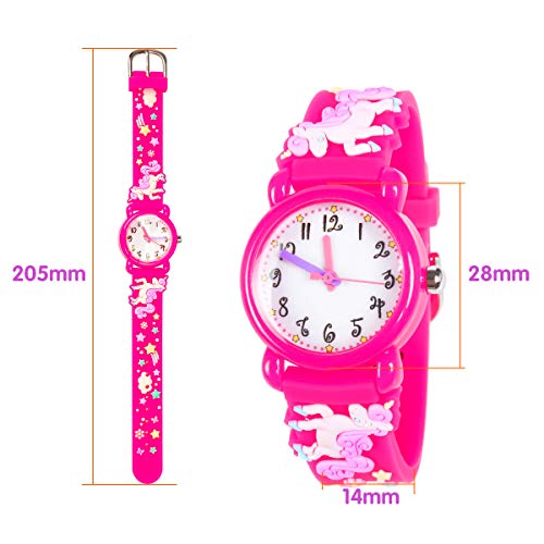 Unicorn Watch for 4-13 Year Old Girls Kids | Hot Pink – All Things Unicorn