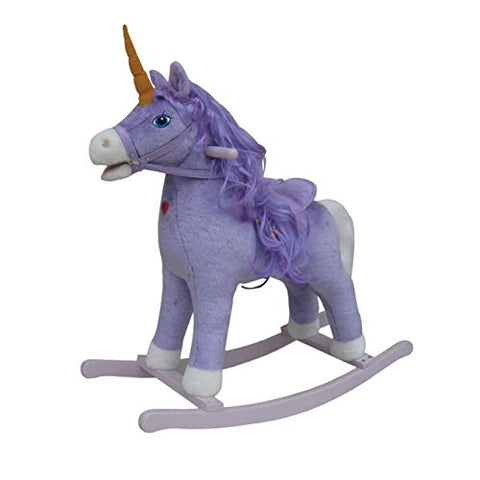 large unicorn rocking horse