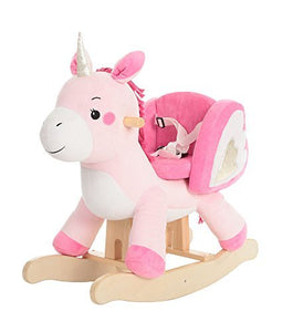 rainbow unicorn rocking horse